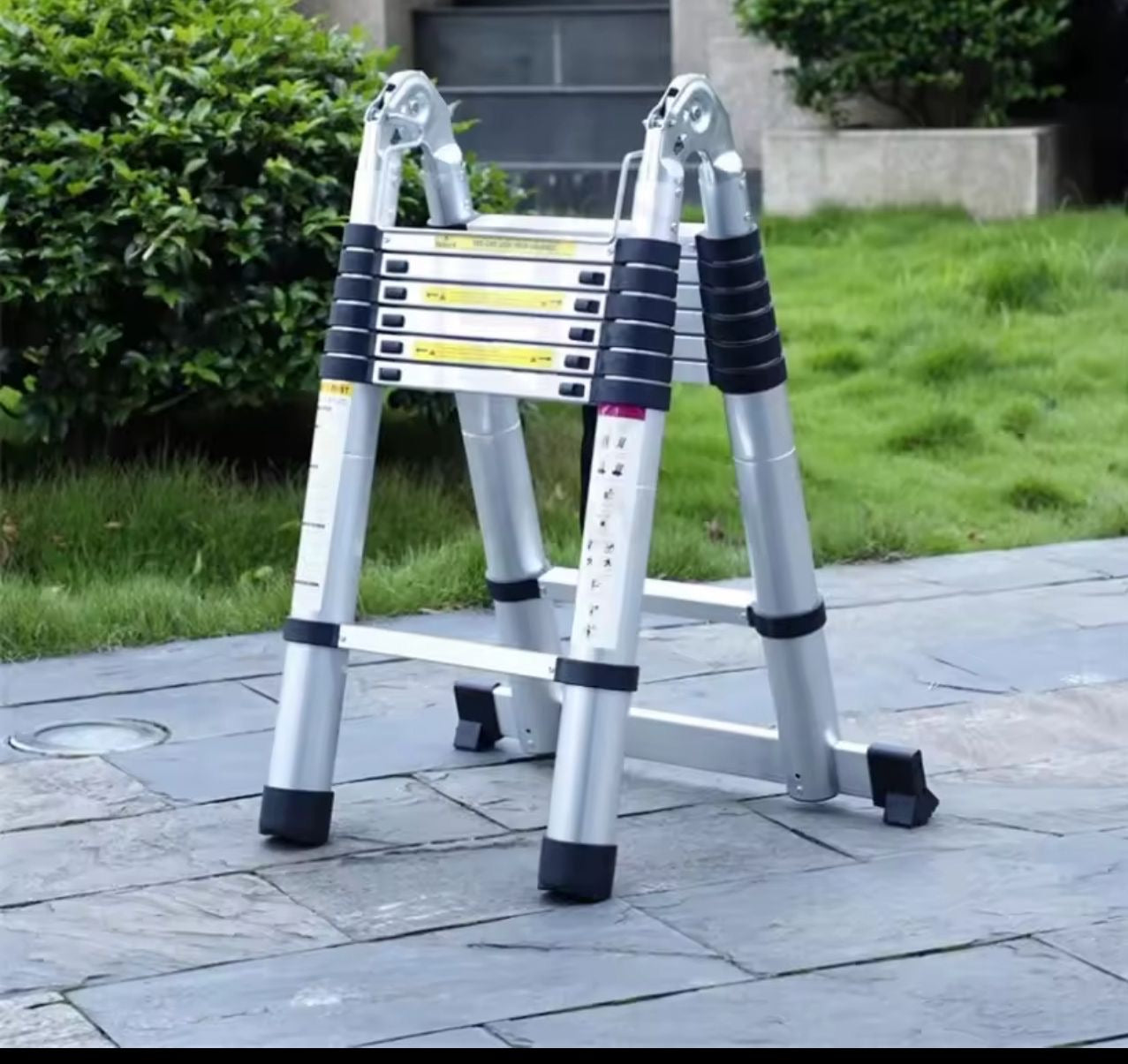 🪜 Escalera Telescópica de Espiga – Doble Extensión 2.5M + 2.5M (Cod.16028)