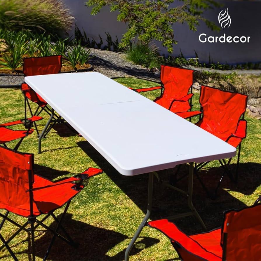 🪑 MESA PLEGABLE 2.4 METROS – RESISTENTE Y PRÁCTICA
💰 RD$3,995