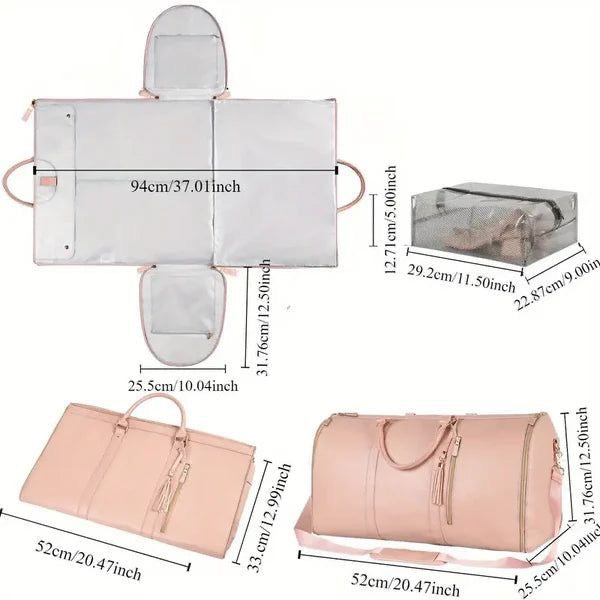 👜✨ Bolso de Viaje Convertible 2 en 1 – Maleta & Porta Trajes ✨👜
(Cod. 8821)