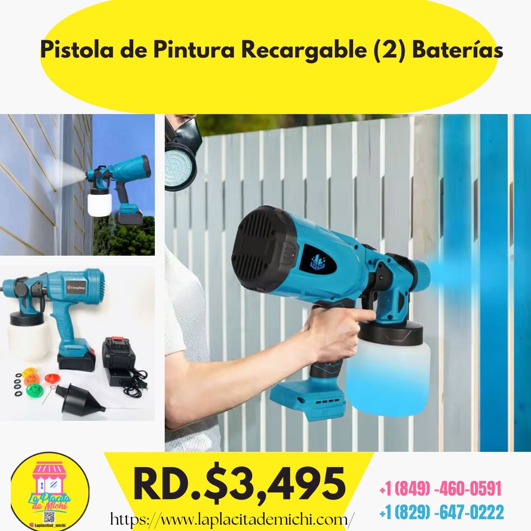 🎨🔫 Pistola Eléctrica de Pintura Portátil 🔥 (48v) (Cod.MT01)