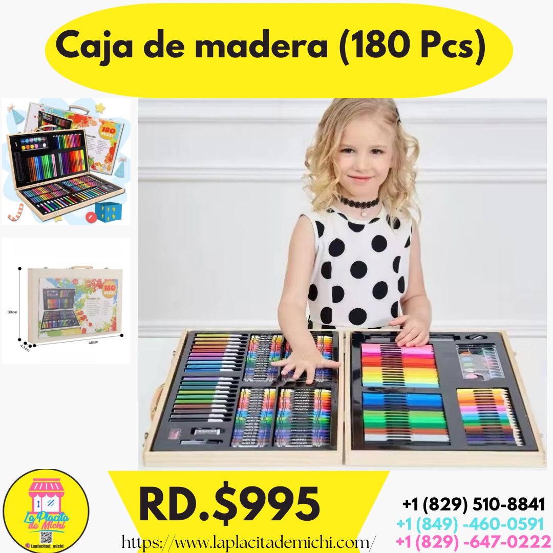 Caja de madera (180 Pcs)