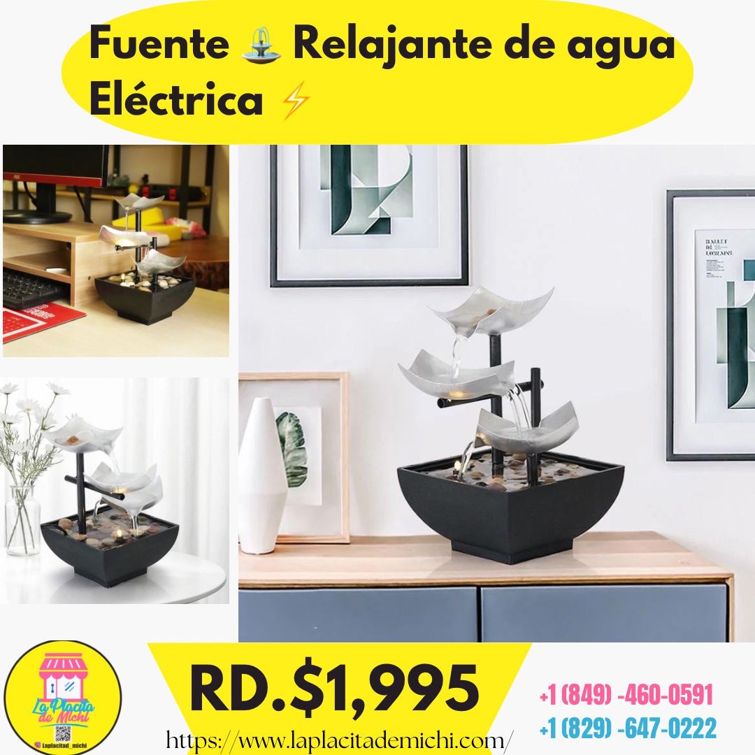 Fuente ⛲️ Relajante de agua Eléctrica ⚡️