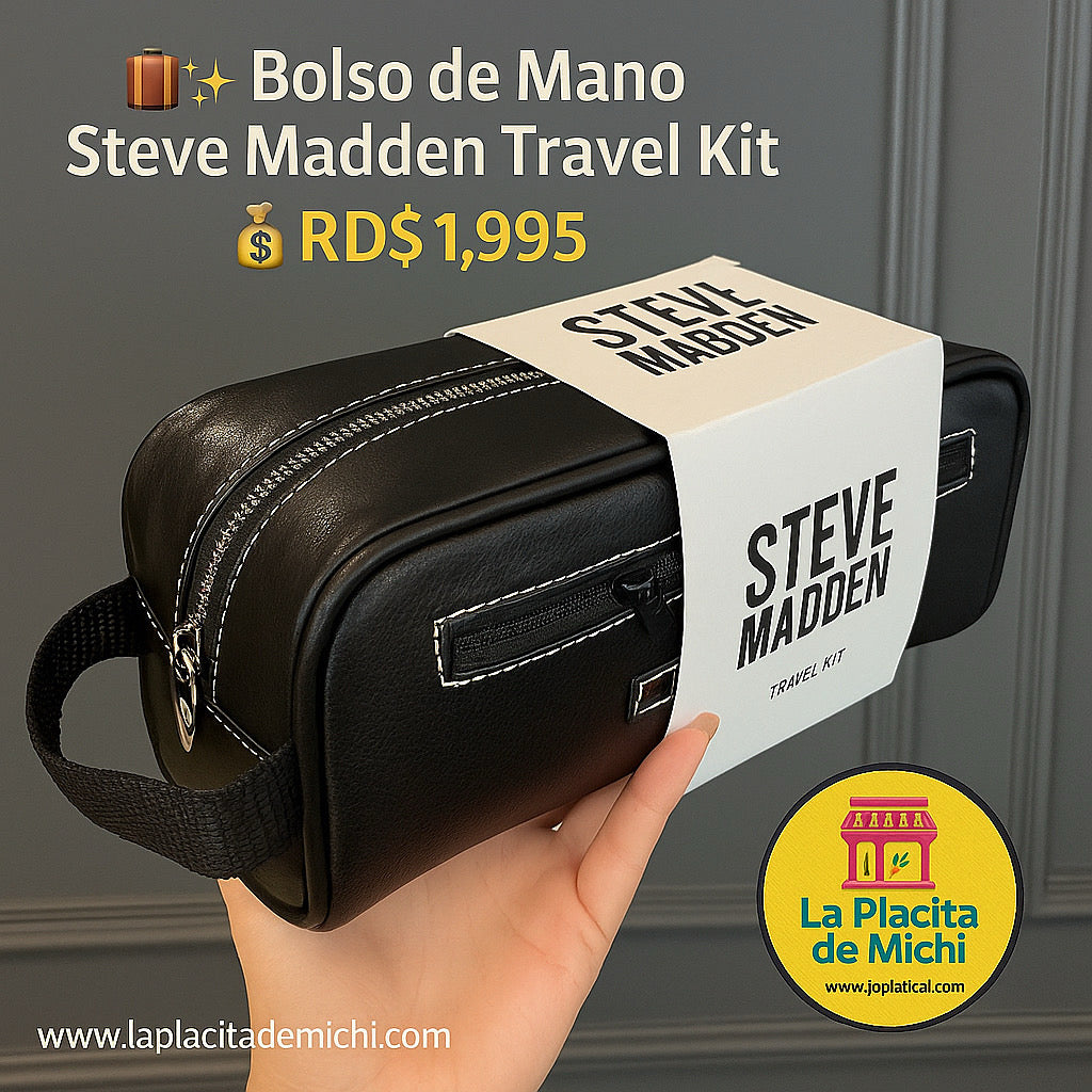 🧳✨ Bolso de Mano Steve Madden Travel Kit ✨👝
💰RD$1,995