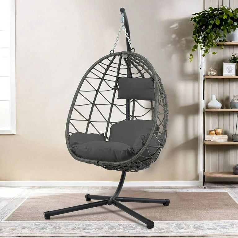 🪶 Silla Colgante Tipo Huevo con Base – Diseño Moderno y Súper Cómoda (Cod.DL24088)
💰RD$10,495