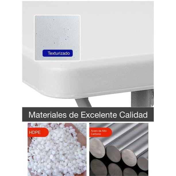 🪑 Mesa Plástica Plegable Tipo Portafolio
💰 1.8 m – RD$3,100
💰 2.4 m – RD$3,900