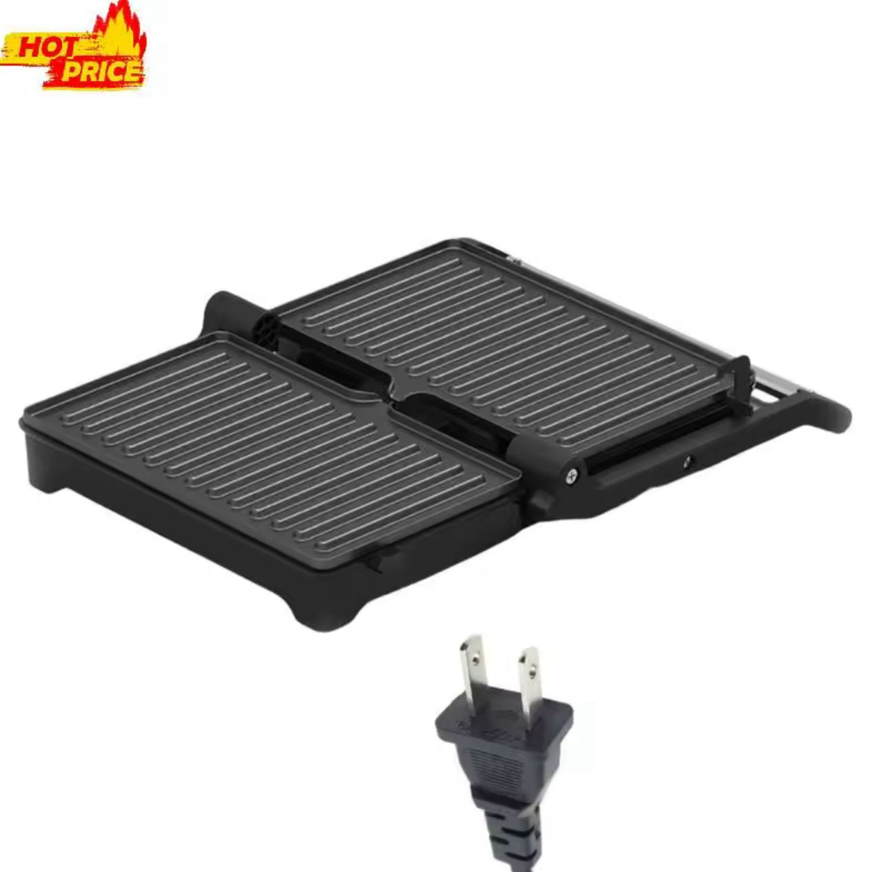 🍞🔥 Máquina de Pan y Tostadora Multiuso
Parrilla Eléctrica 2 en 1 (Cod.sk-08103) (1000w) -110v