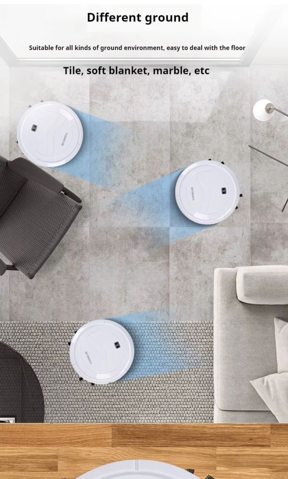 Aspiradora Robot Recargable (XM669)