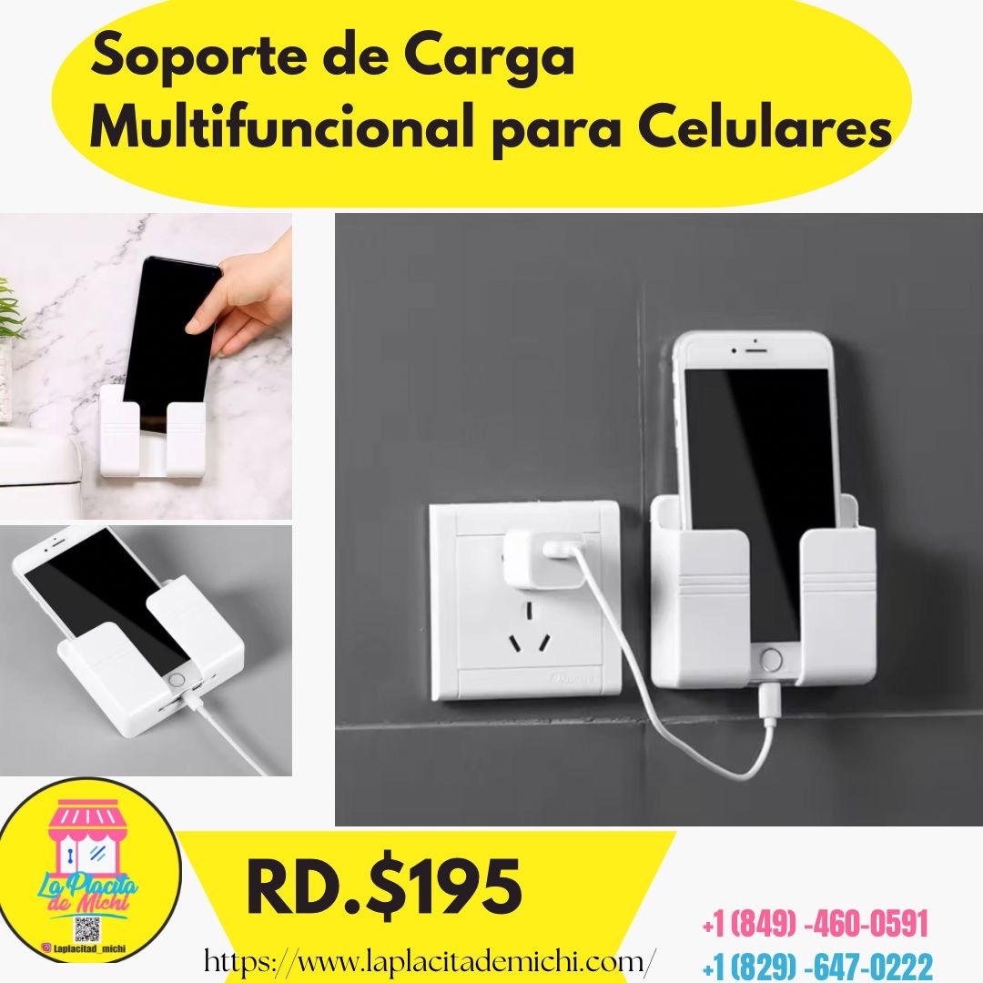 Soporte de Carga Multifuncional para Celulares