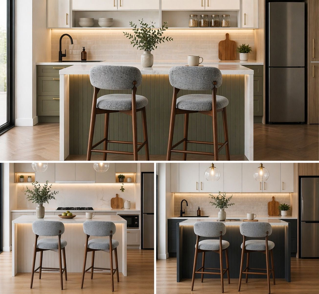 ✨ JUEGO DE (-2-) SILLAS PARA DESAYUNADOR – ELEGANCIA Y CONFORT PARA TU HOGAR ✨
📌 Diseño Moderno (Cod. 210-1 Gris)
💰RD$6,995 (2 Sillas)