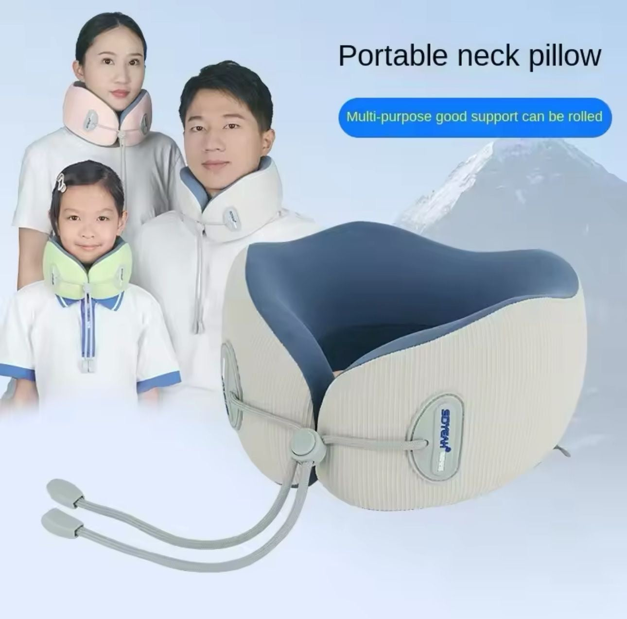 Almohada Masajeadora Recargable con Calefacción y Masajes