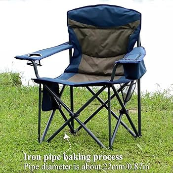 🪑✨ ¡Tu compañera ideal para cualquier aventura! ✨⛺
Silla Plegable para Camping con Portavasos, Bolsillos Laterales Y Nevera de abraso 🌲