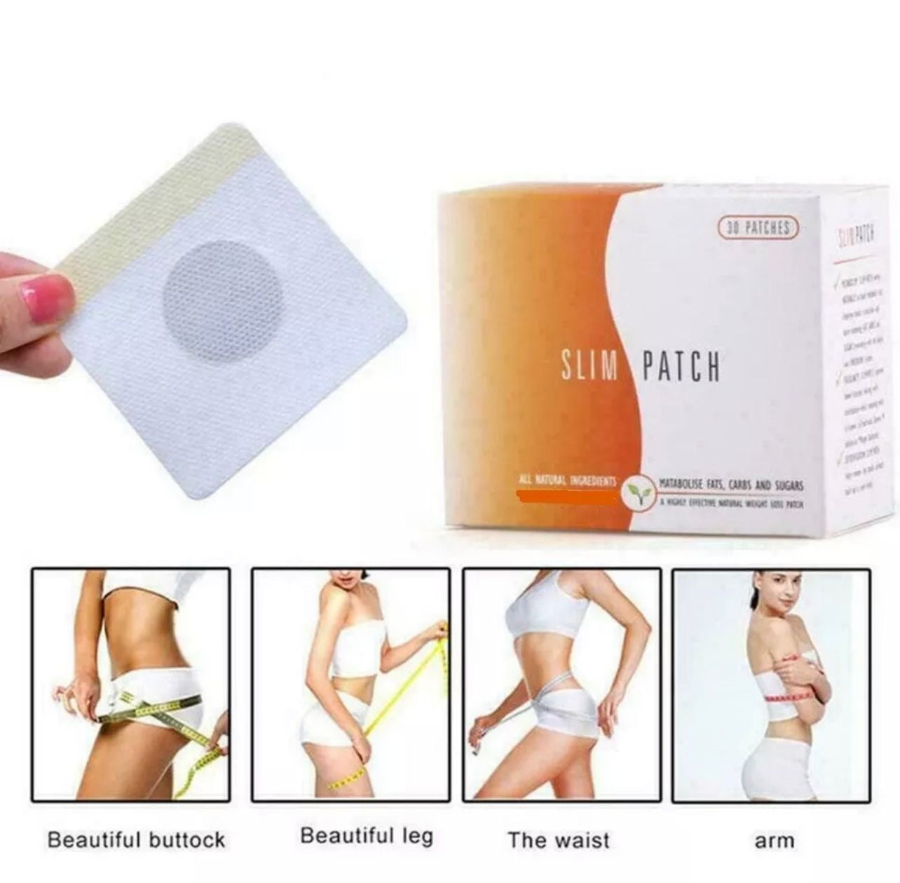 PARCHES ADELGAZANTES SLIM PATCH, (10 unidad)