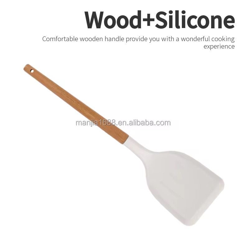 🍳✨ Dale estilo y practicidad a tu cocina con este Set de Utensilios de Silicona con Mango de Madera ✨🍴
🍳 Juego de 12 Utensilios de Cocina Antiadherentes (Cod.008)
💰 Precio: RD$995 (Oferta 🔥🔥🔥)