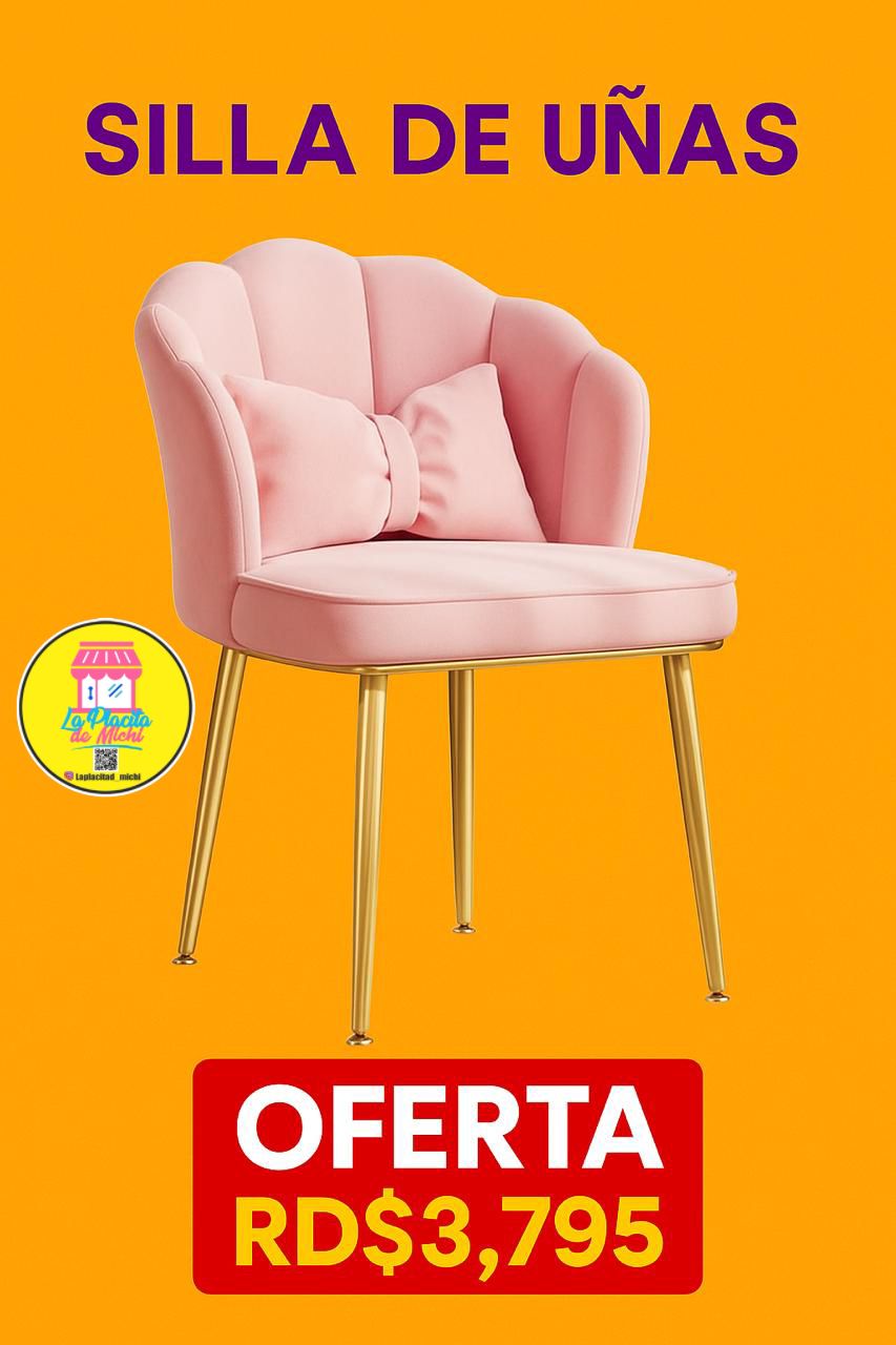 💅✨ Silla de Uñas Profesional ✨💺
Elegancia + confort para tu salón 💖 (Cod.16-2)
