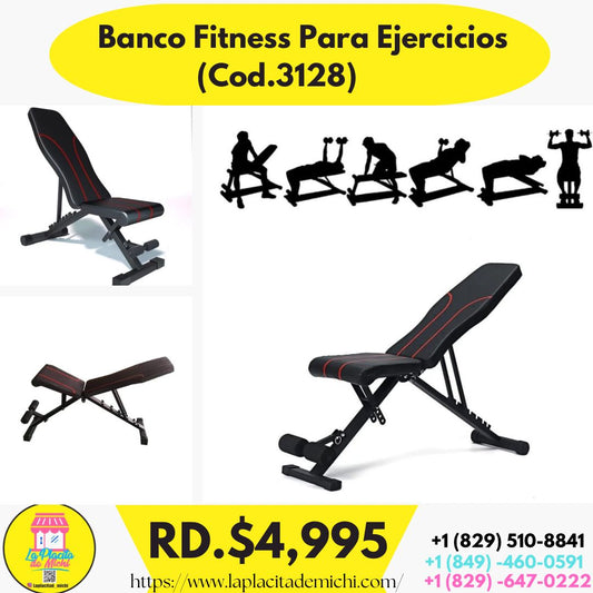 Banco Fitness Para Ejercicios (Cod.3128)