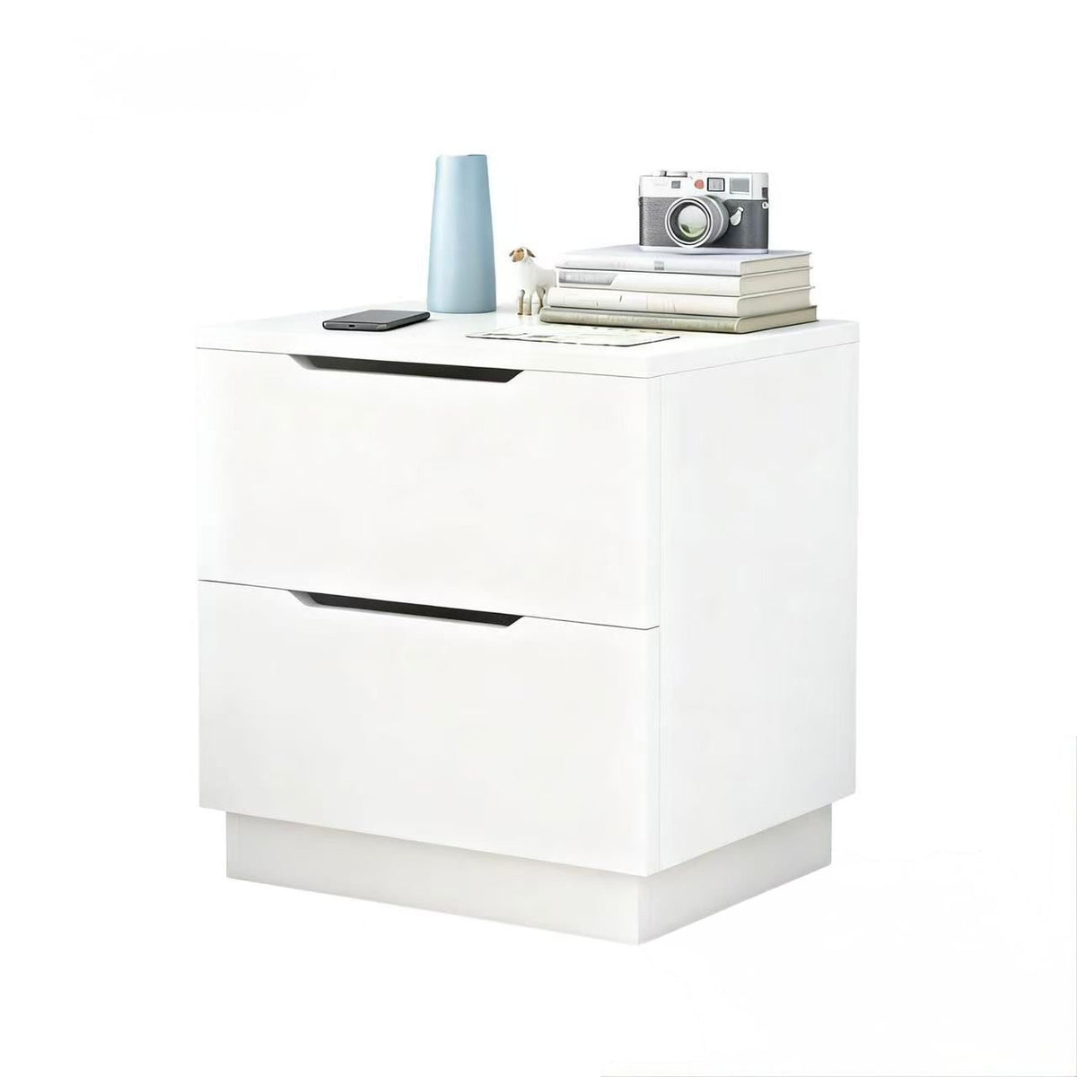 🗄️ Mesita de Noche Moderna 2 Gavetas – Blanco Color Madera Natural (Cod. 283279)

💰RD$1,995
