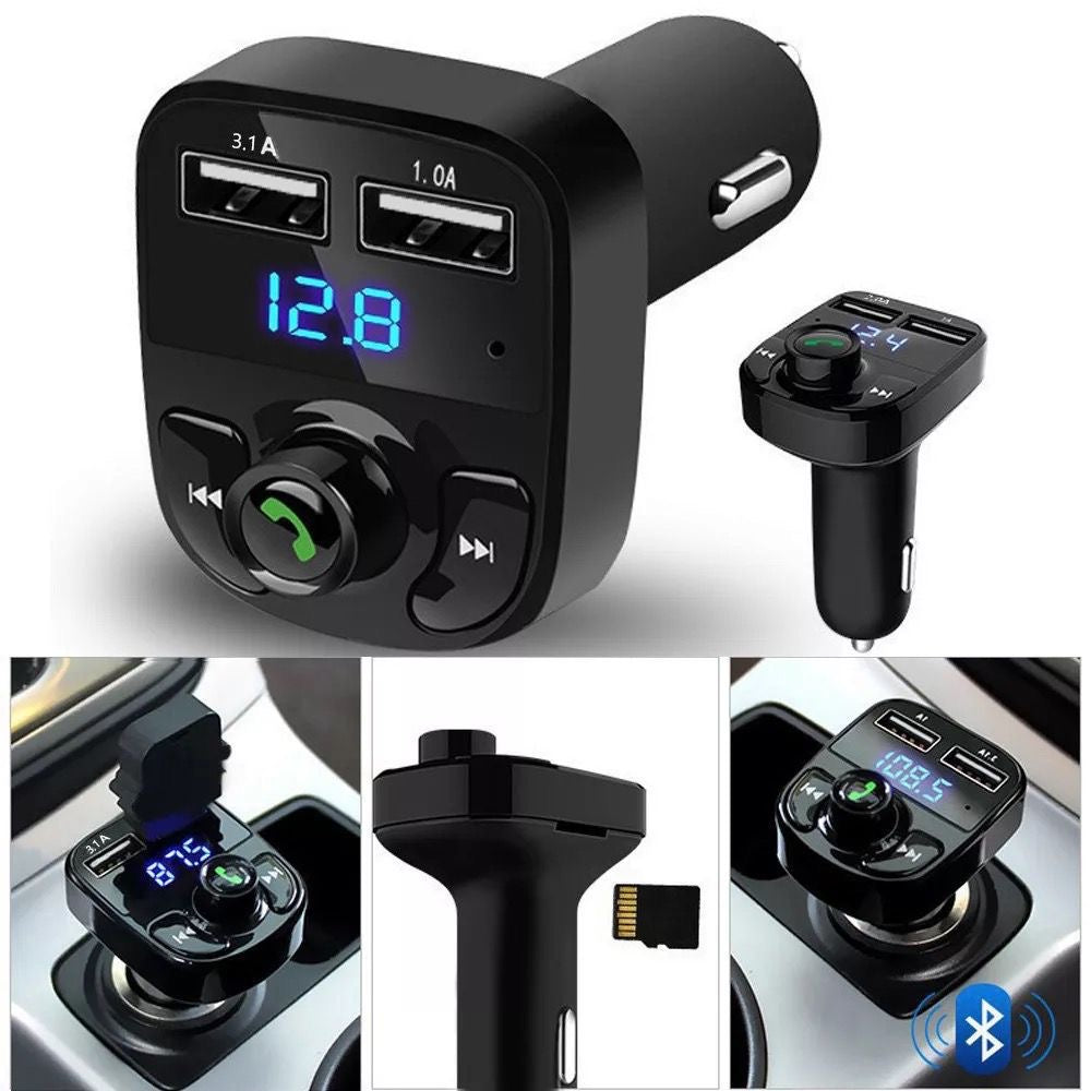 Cargador y Convertidor  Bluetooth, X8