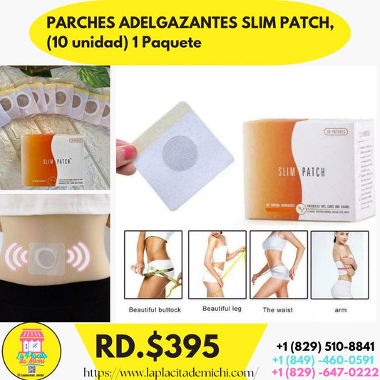 PARCHES ADELGAZANTES SLIM PATCH, (10 unidad)