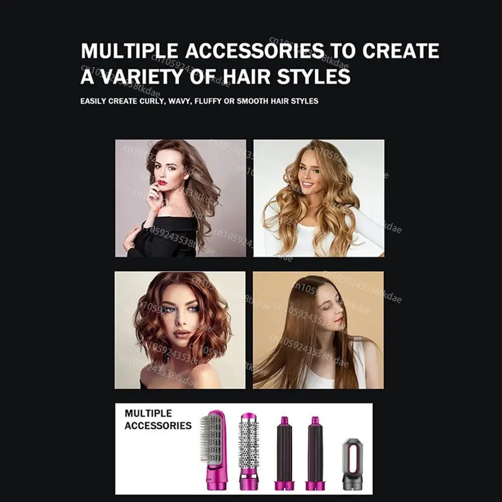 💇‍♀️✨ SECADOR Y ESTILIZADOR DE CABELLO 5 EN 1 – RESULTADOS DE SALÓN EN CASA ✨💇‍♀️

💰RD$1,495