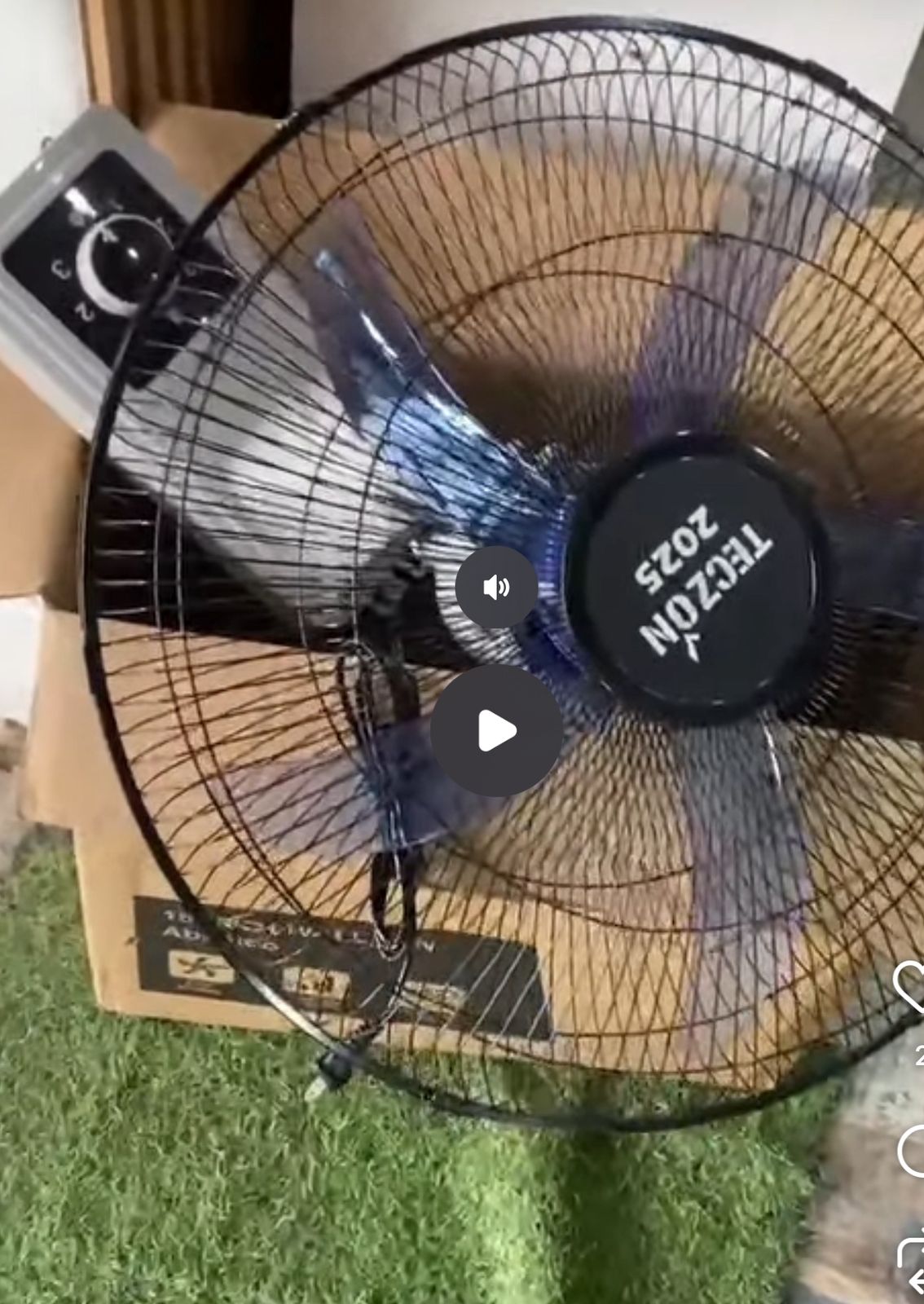 🌬️✨ Abanico Ventilador de Pared TECZÓN ✨🌬️ (Cod.1802)