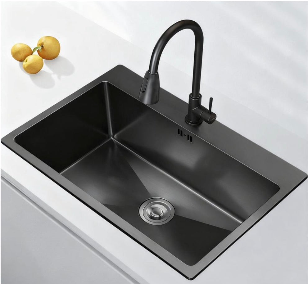 🖤 FREGADERO DE COCINA DE UNA (1) BOCA PREMIUM 60 × 45 CM – ACABADO NEGRO

🆔 Cod. SC603

💰 RD$4,995

📏 Medidas: 60 × 45 cm