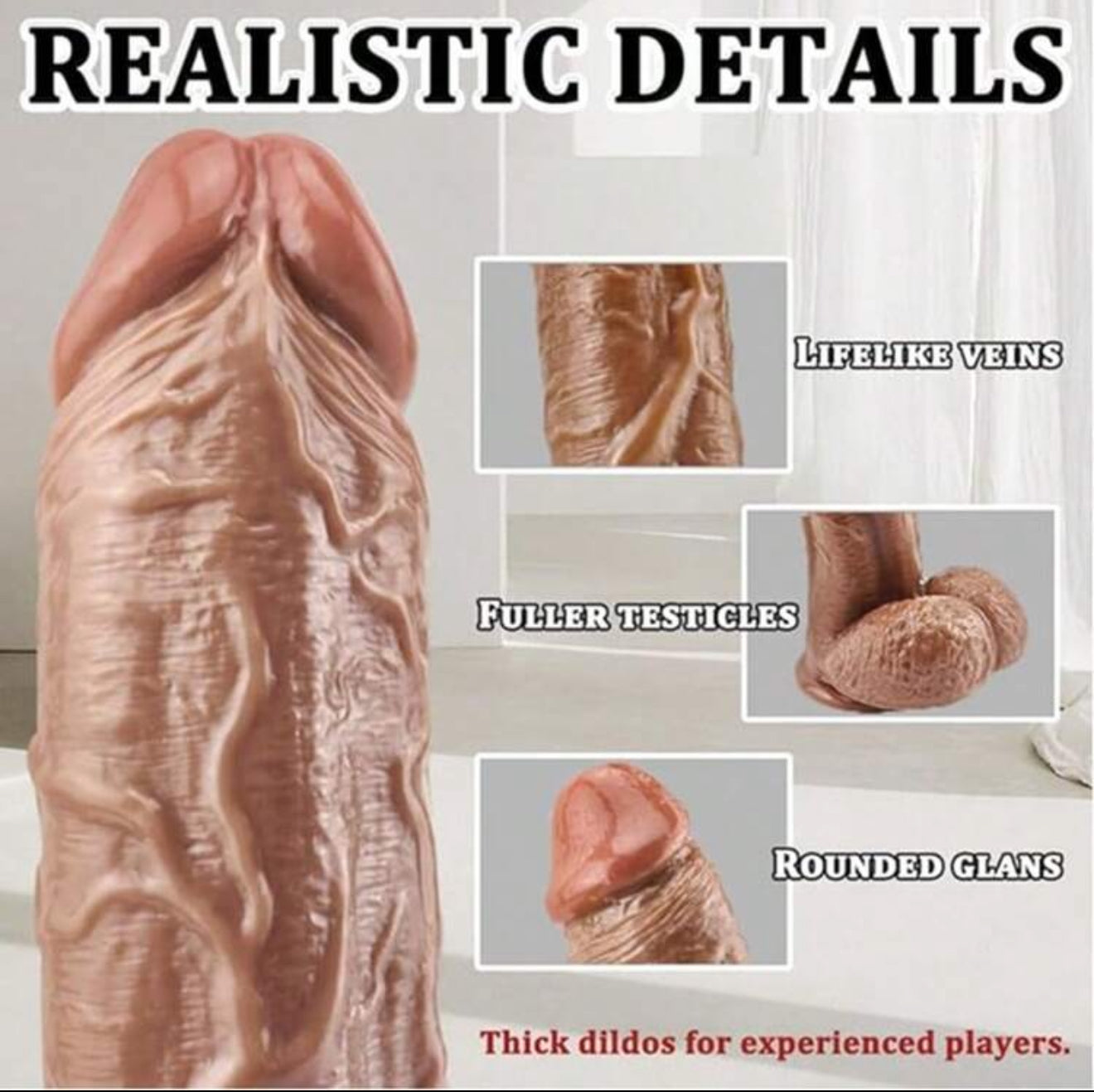 Dildo Realista Extra Grande