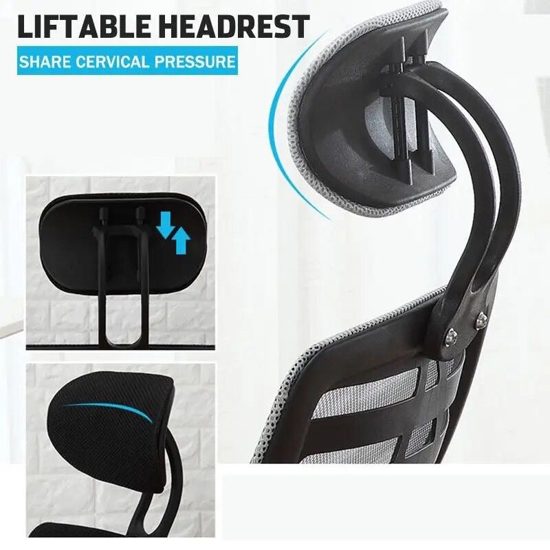 Silla de Oficina con Cabecera (9102)