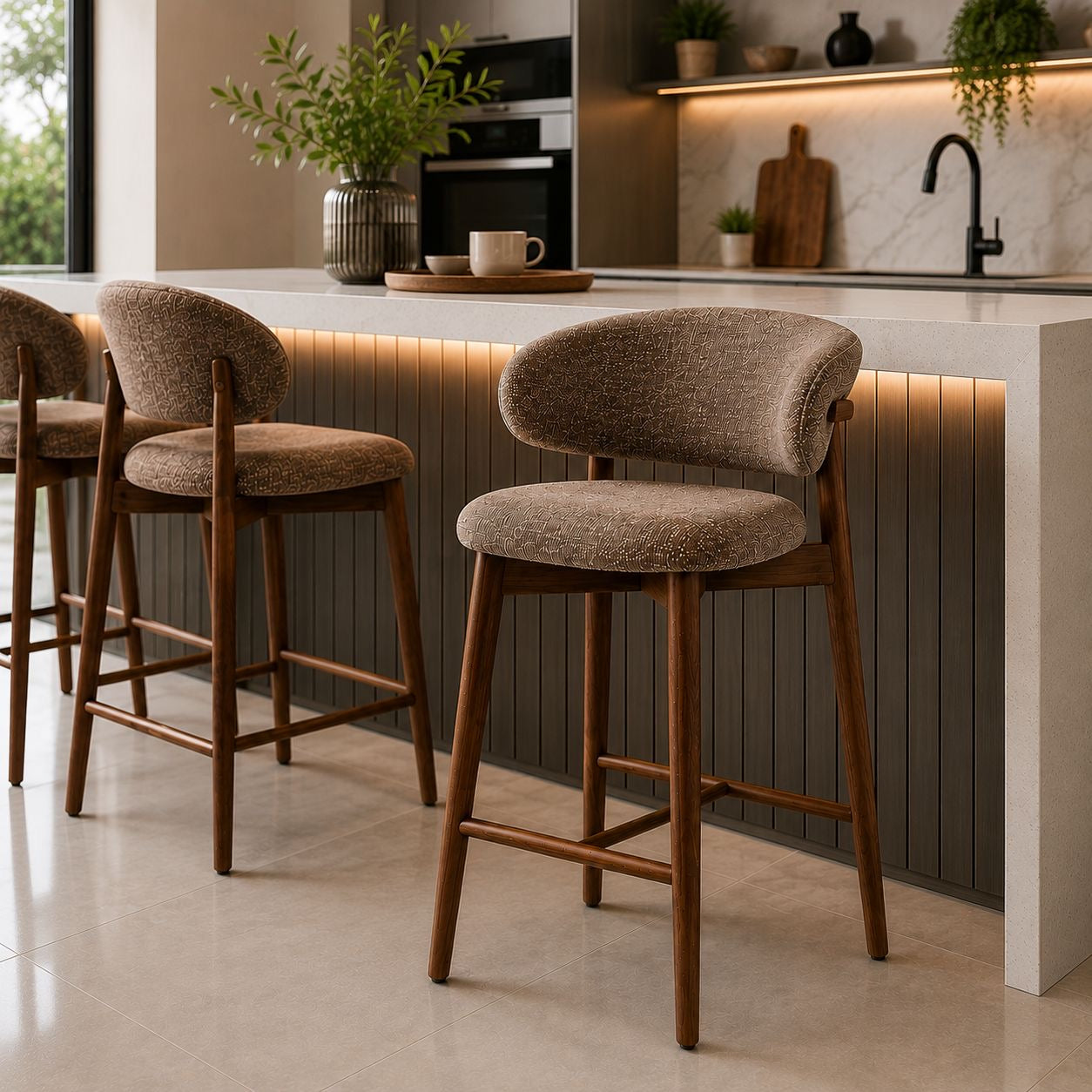 ✨ JUEGO DE (-2-) SILLAS PARA DESAYUNADOR – ELEGANCIA Y CONFORT PARA TU HOGAR ✨
📌 Diseño Moderno (Cod. 210-1 Marrón )

💰RD$6,995 (2 Sillas)