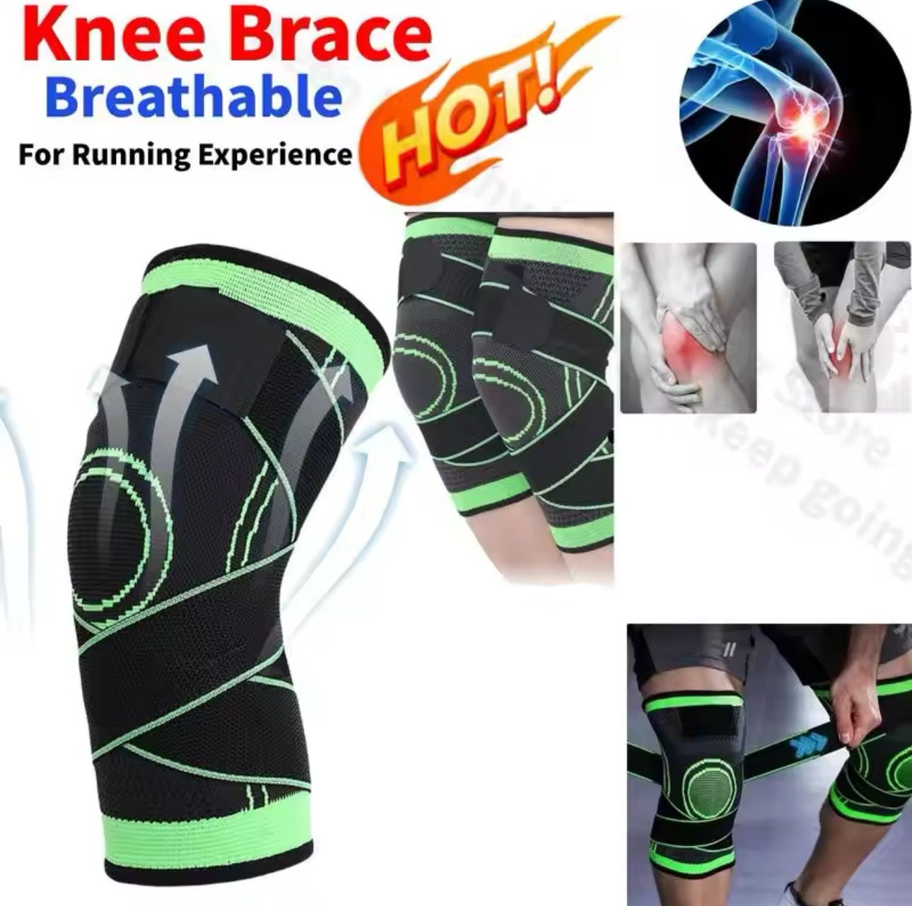 Rodillera Deportiva Multifuncional (One Size)