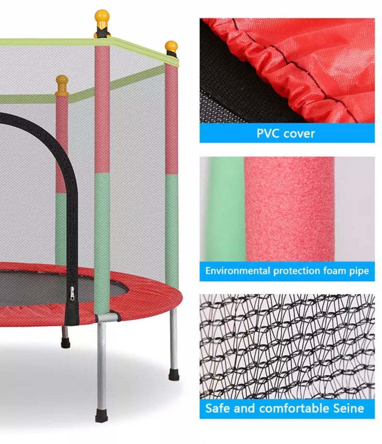 🔥 MINI TRAMPOLÍN CON MALLA DE SEGURIDAD – RESISTENCIA PROFESIONAL 🔥
(Cod. Yu3002)

💰 RD$4,995