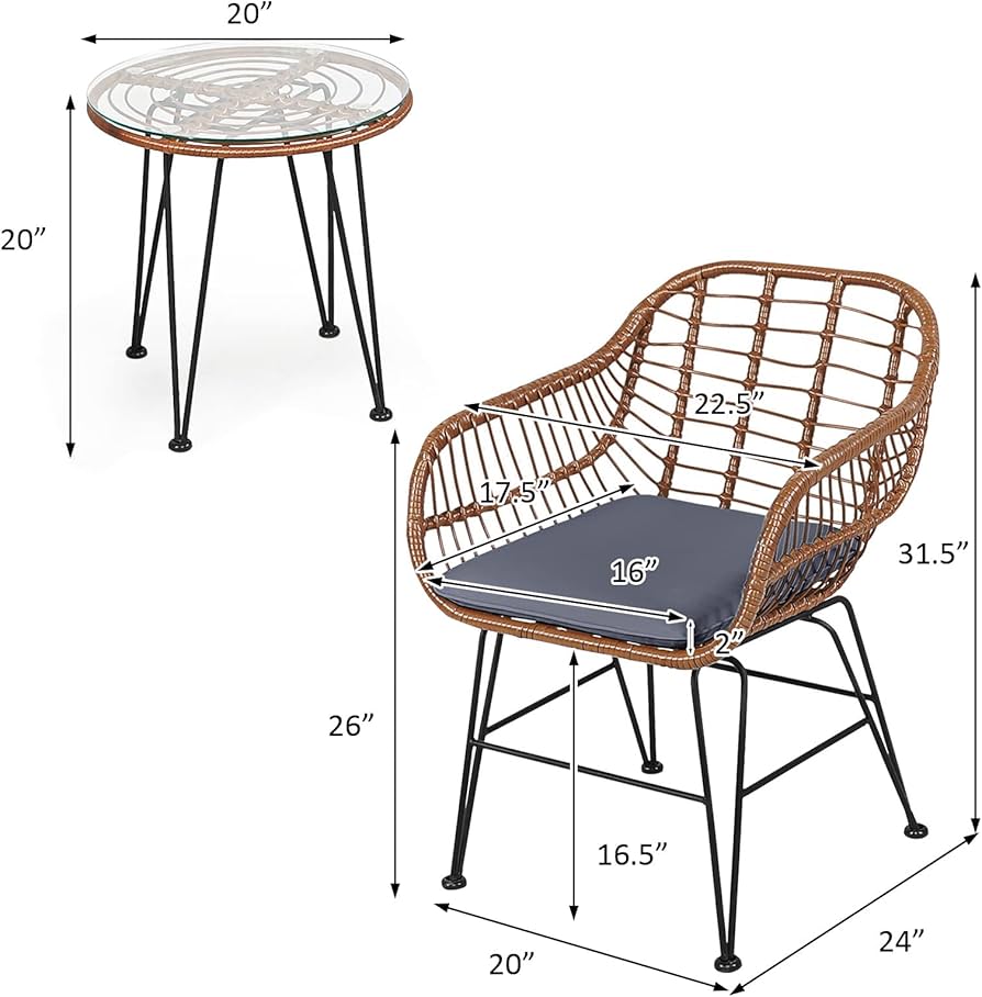 🪑✨ Sillas Nórdicas de Ocio 🌿🏡 (Cod.11) MARRÓN 

💰 Precio: RD$10,995