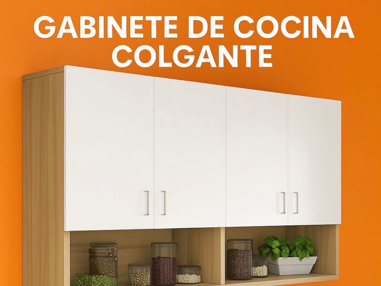 🍽️✨ GABINETE DE COCINA COLGANTE – MÁS ORDEN Y ESTILO PARA TU COCINA ✨🍽️

🆔 Cod. 80061-1 Blanco con Amarillo 

💰 RD$3,995
