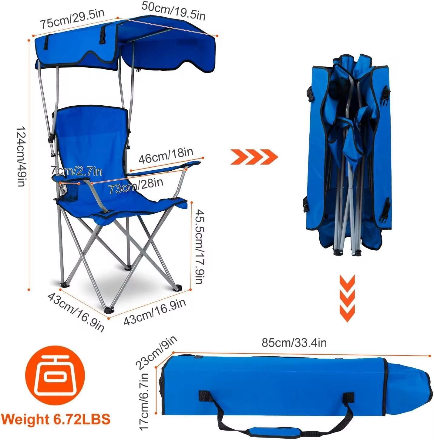 🪑🌞 SILLA PLEGABLE CON TOLDO – COMODIDAD DONDE QUIERAS 🌞🪑 (Cod. 130)

💰RD$1,995 

Disfruta tus días al aire libre con esta silla plegable con techo protector, ideal para playa, camping, patio, picnic o eventos. Diseñada para ofrecer comodidad, sombra