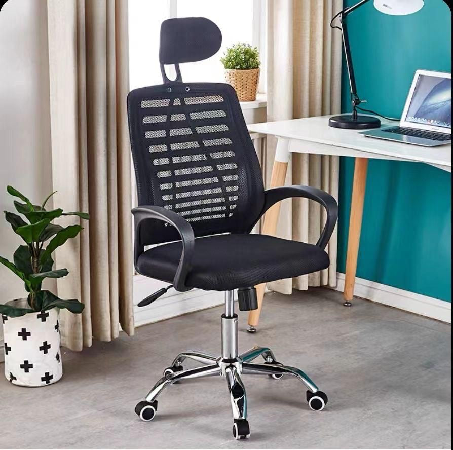 🪑 Silla Giratoria Ergonómica de Oficina – Con Cabecera Ajustable (Cod. HG)

💰RD$2,995