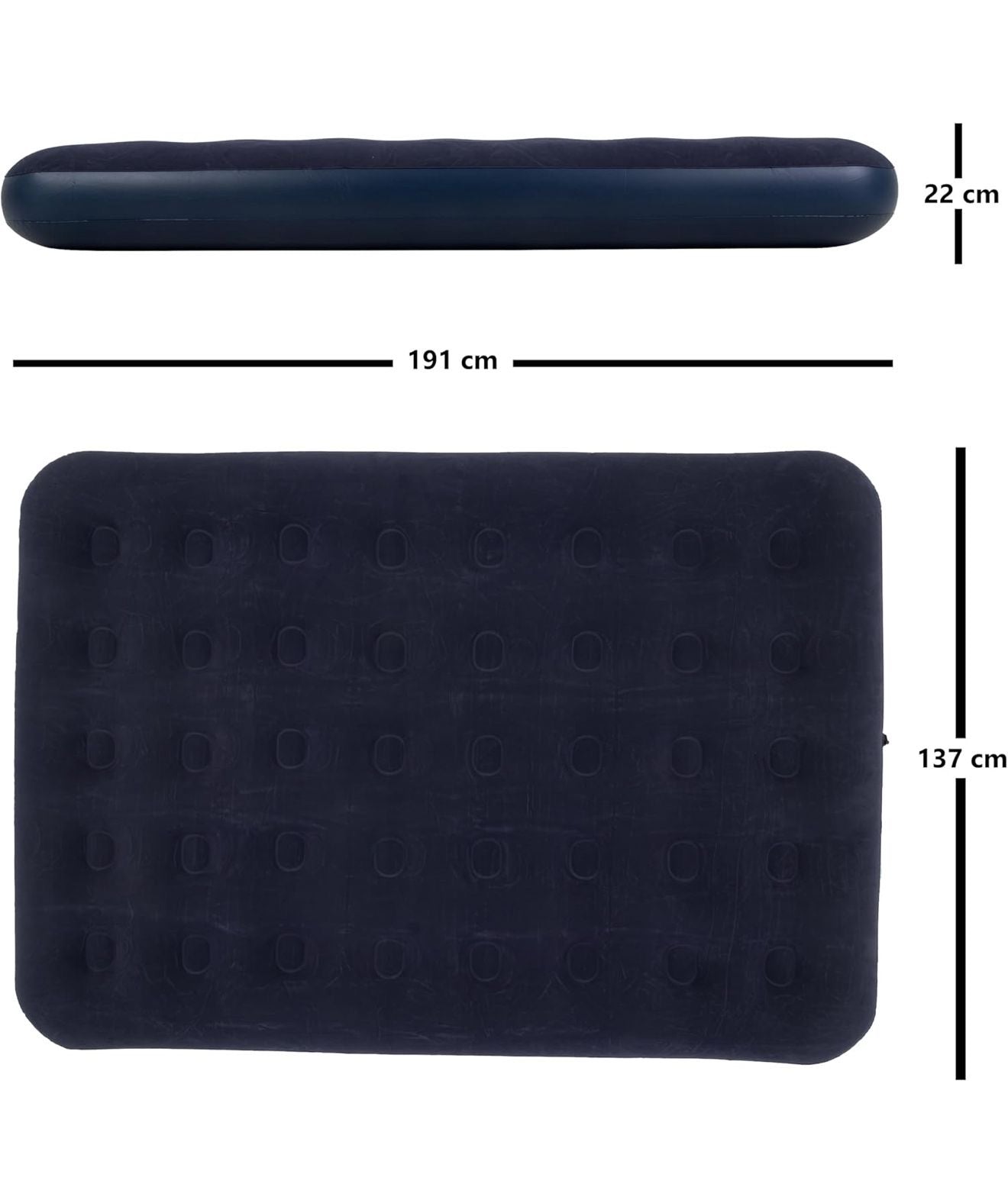 Colchón Inflable Doble con Bomba de Aire  (Cod.01-Avenli)