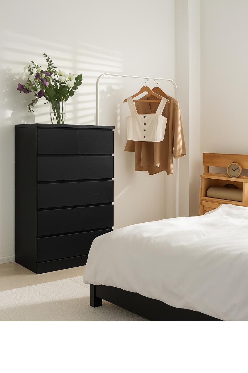 Closet Moderno 6 Gavetas – Negro Premium (Alta Capacidad) (Cod.250100-1)
💰RD$4,995