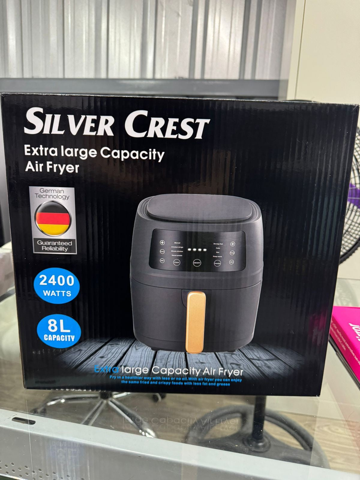 🔥 Freidora de Aire Digital Silver Crest – 8 Litros de Pura Potencia 🔥(Cod.S19)
💰 RD$3,495