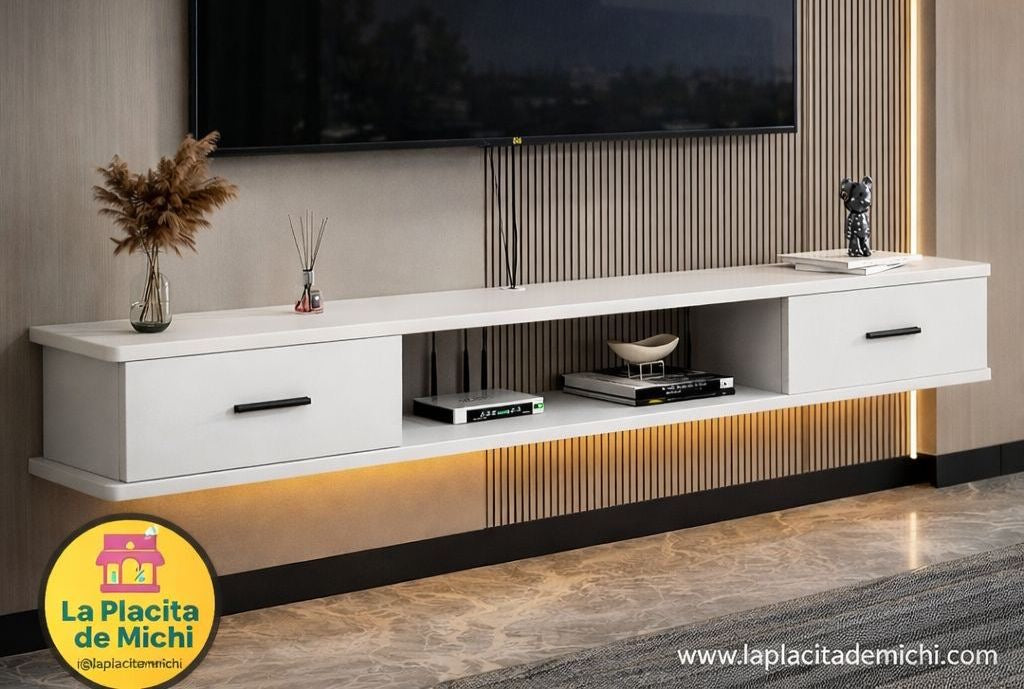 🖥️✨ Mueble para TV Minimalista con Gavetas – Diseño Moderno y Funcional ✨🖥️
(🆔 Cod. 25102-1 Blanco Entero)
📏 Medidas: 180 × 22 × 20 cm

💰 Precio: RD$4,995