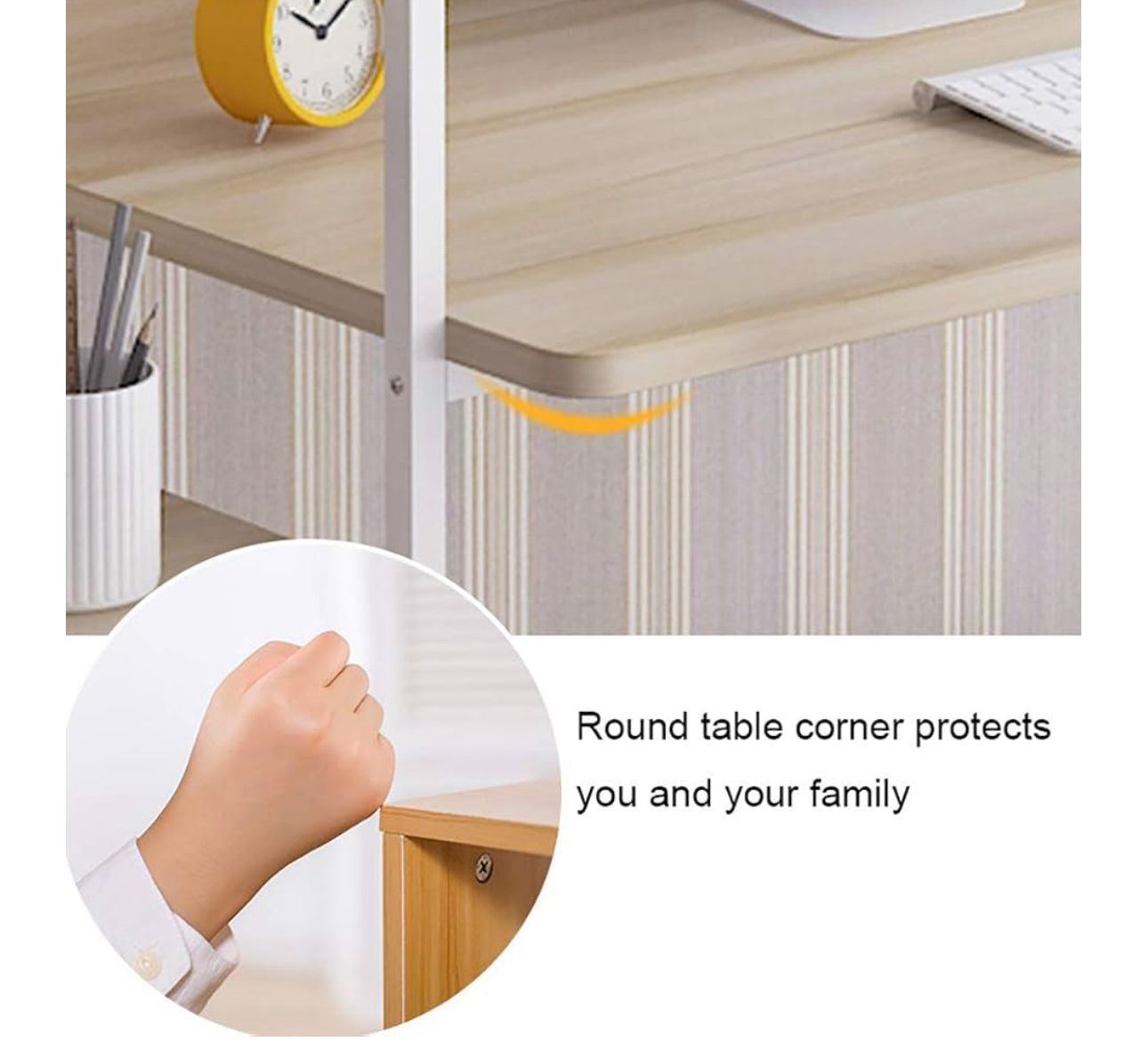 🪑✨ Mesa Escritorio + Estante Multifuncional ✨🪑 (Amarillo)
(Cod. 88003)

💰 RD$2,995