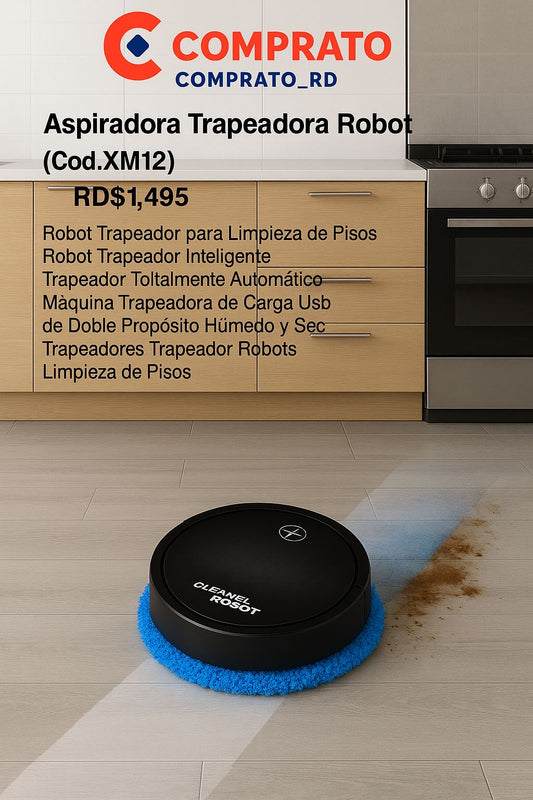 Trapeadora y Barredora Robot (Cod.XM12)