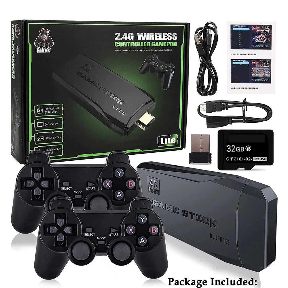 4K Ultra HD Game Stick Lite 2.4G
💰RD$1,995

Consola de Juegos 🎮 4K 
Con Salida HDMI y 2 Controles incluye ( 10.000 Juegos Diferentes.)

- 2 Controles (no incluye batería)