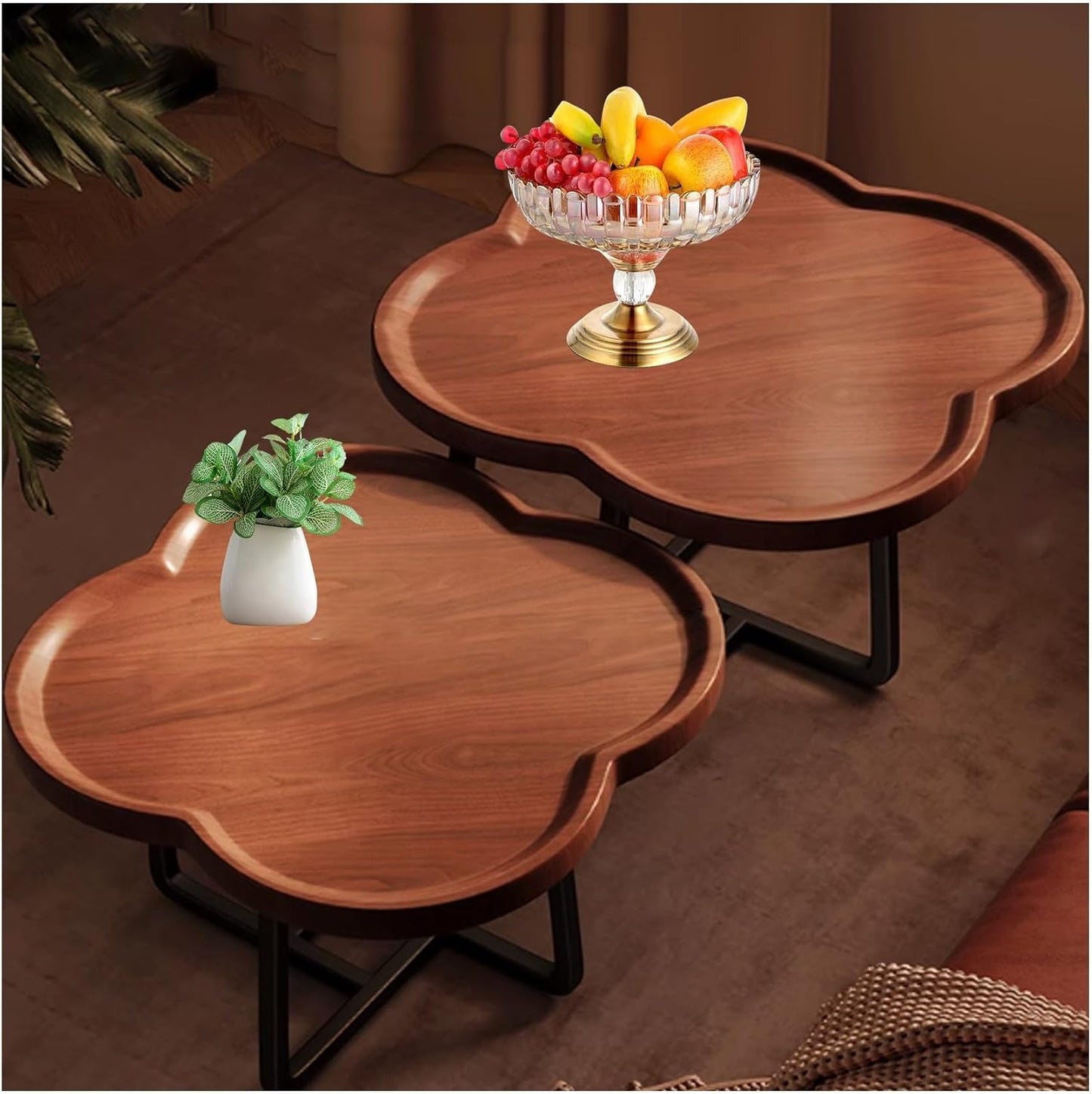 ✨ Juego de 2 Mesas de Centro Tipo Nube – Diseño Orgánico y Elegante ✨
(Cod. CJ621)

💰RD$3,995