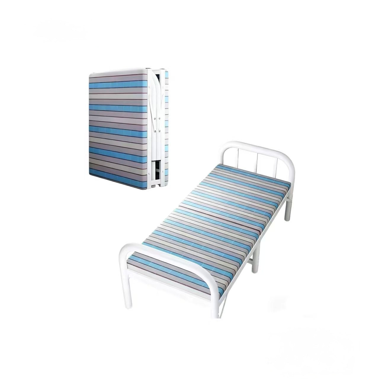 🛏️ CAMA PLEGABLE INDIVIDUAL CON COLCHÓN INCLUIDO
(COD. 081)

💰 RD$4,395 

📐 Medidas de la cama plegable:
	•	Largo: 180 cm
	•	Ancho: 100 cm
	•	Altura: 40 cm
