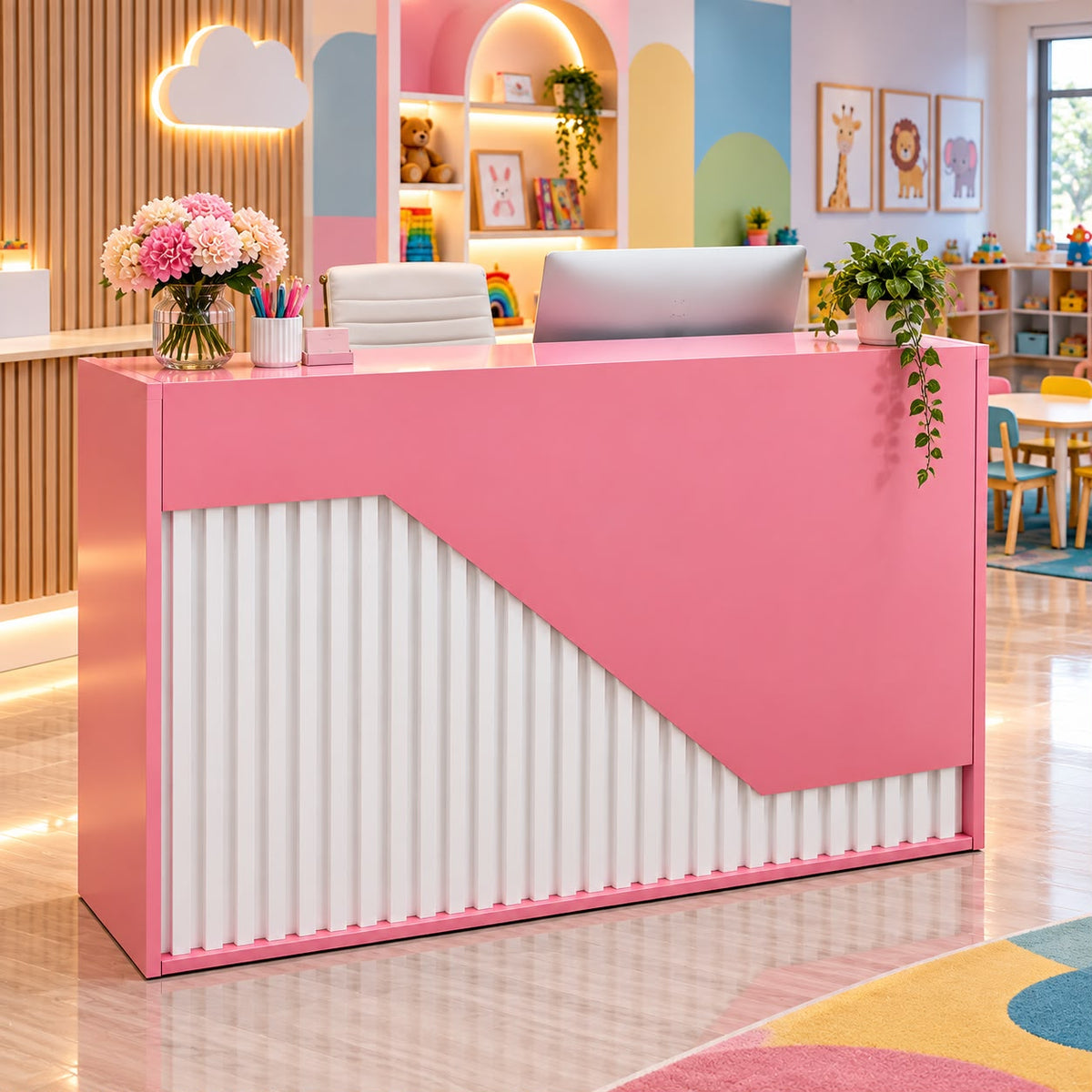 ✨🩷 MOSTRADOR / COUNTER DE RECEPCIÓN – ELEVA LA IMAGEN DE TU NEGOCIO 🩷✨🆔(Cod. 22 ROSADO)

💰RD$13,995

📏 Medidas:
• 122 cm de ancho
• 40 cm de profundidad
• 104 cm de alto
• ⁠Material Hidrofugo