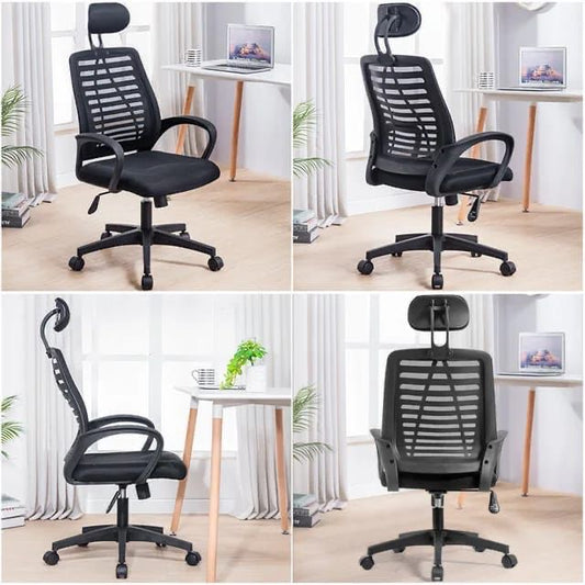 Silla de Oficina con Cabecera (9102)