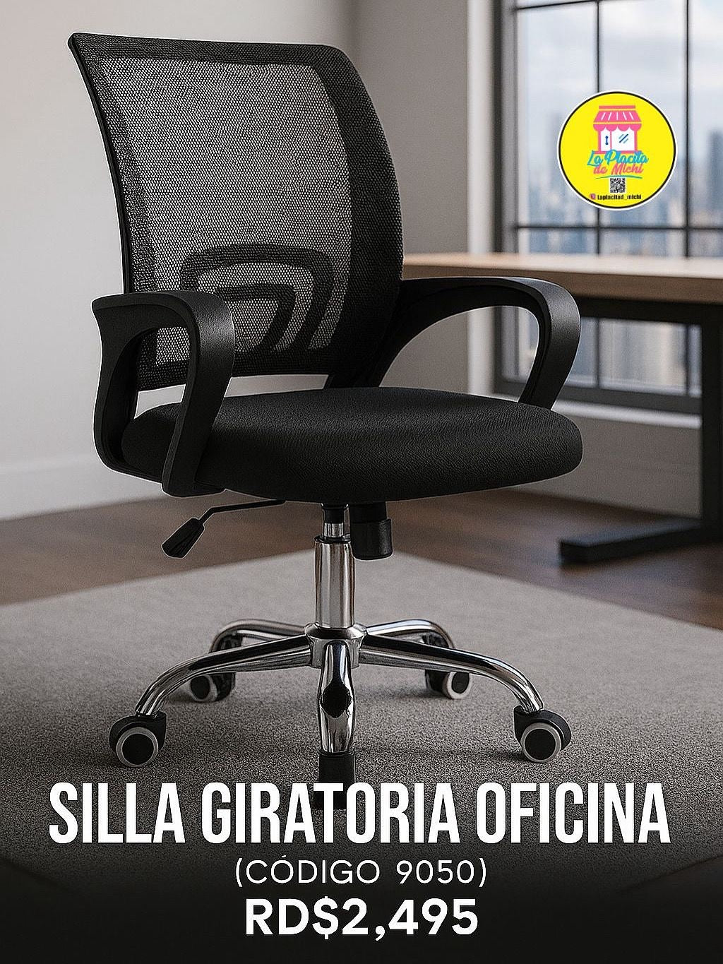🪑✨ Mesa Escritorio + Estante Multifuncional ✨🪑 (Amarillo)
(Cod. 88003)
➕Silla Giratoria Oficina (Código 9050)

💰 RD$4,995 🔥