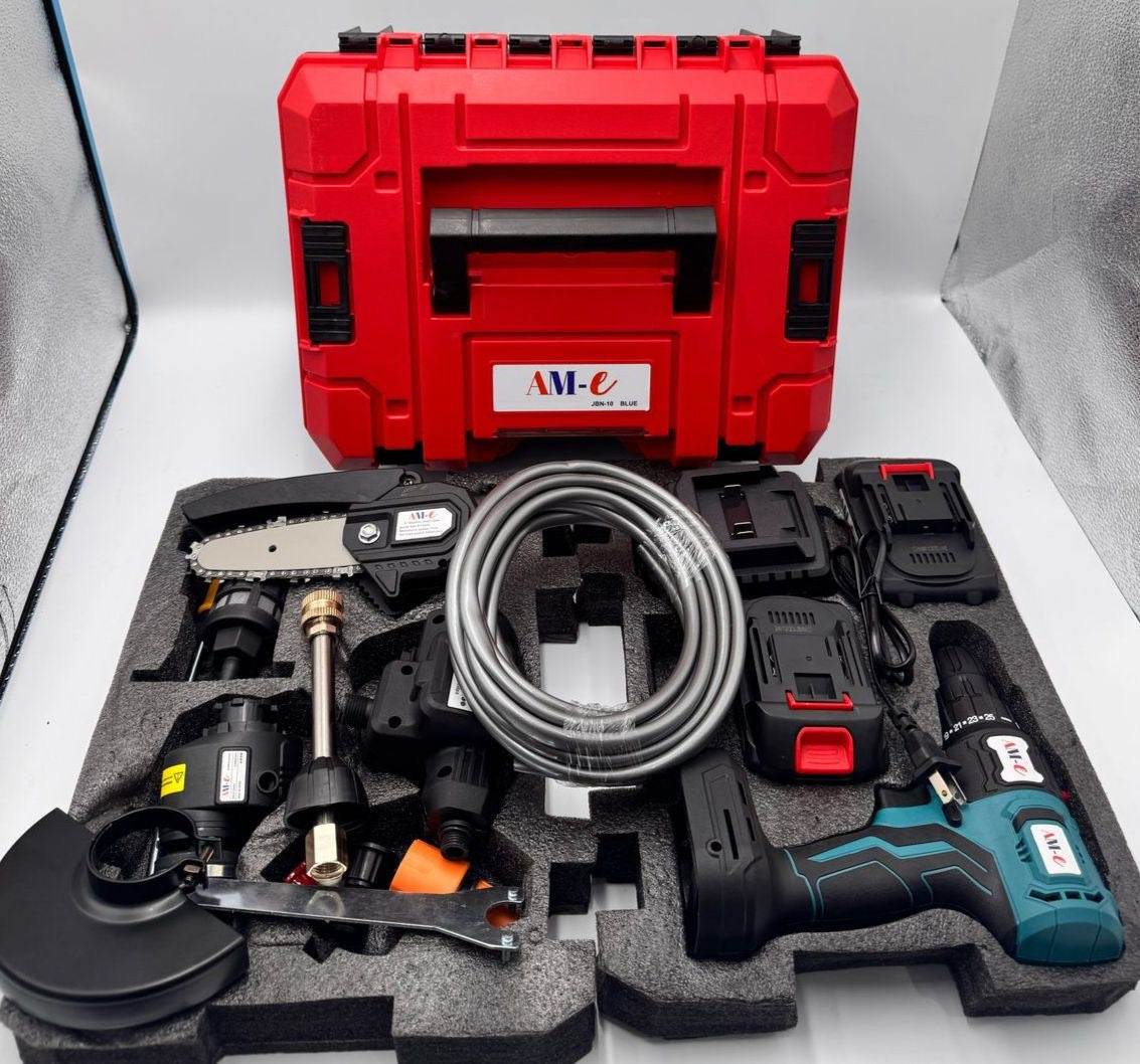 Maletín Kit 3 en 1 
Taladro, Sierra, Hidrolavadora 48v 
(Cod. JBN-10)