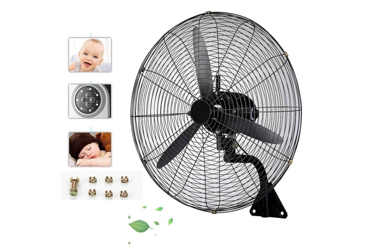 ❄️✨ Ventilador Oscilante Industrial de Pared ✨❄️ (Cod.20 inch)