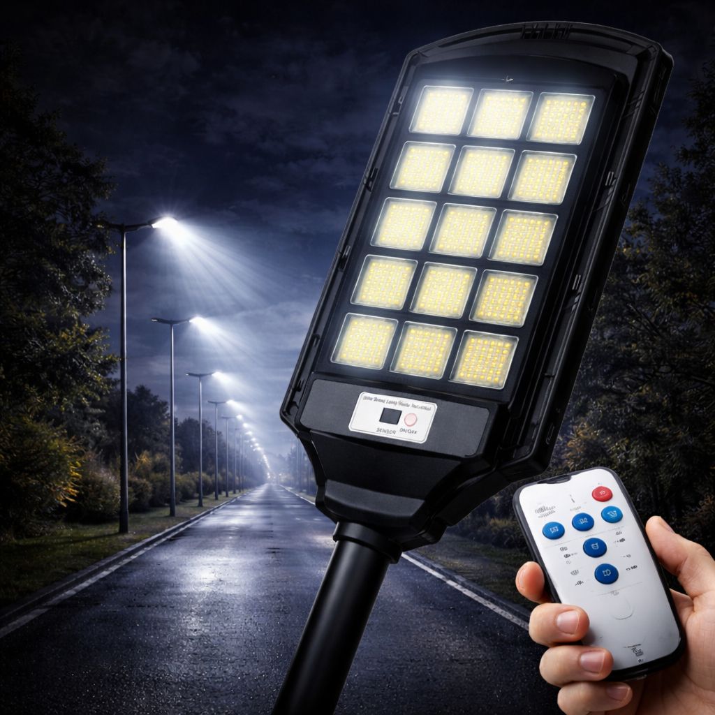 💡🔥 LÁMPARA SOLAR DE CALLE 500W – POTENCIA REAL PARA EXTERIORES 🔥💡 (Cod.402) 

💰RD$3,995