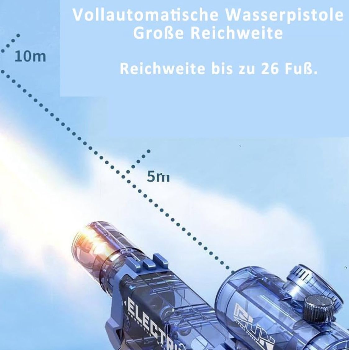 🔫💦 Pistola de Agua Eléctrica Automática – Diversión sin Límites 💦🔫
(Cod.818-8)

💰RD$1,295